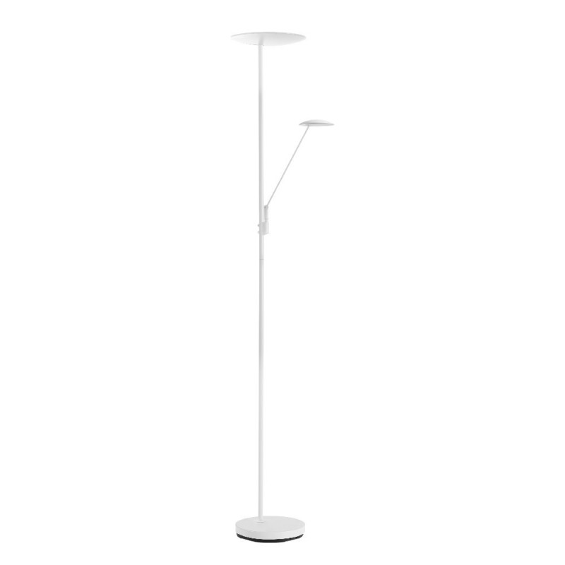 Lampadaire Led Avec Liseuse Daphné Blanc