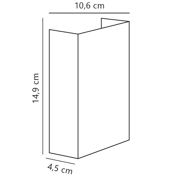 Applique murale Laiton FOLD