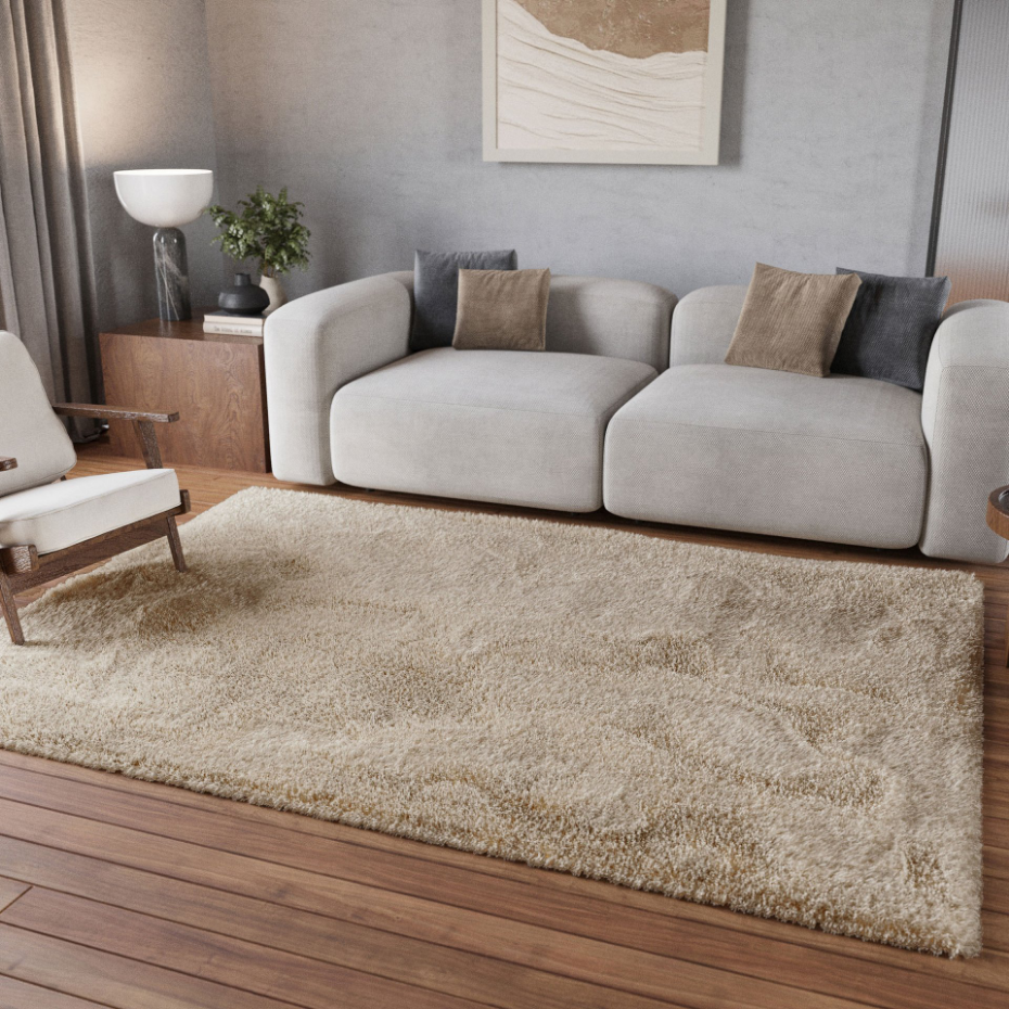 Tapis shaggy aspect laineux ,  PARMA
