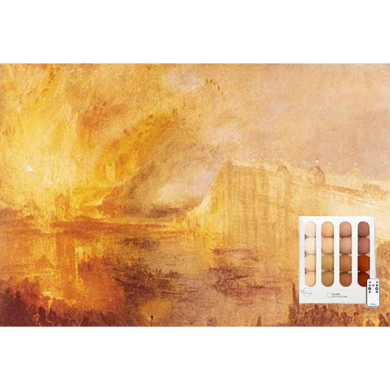 L'incendie - Guirlande LED avec télécommande
