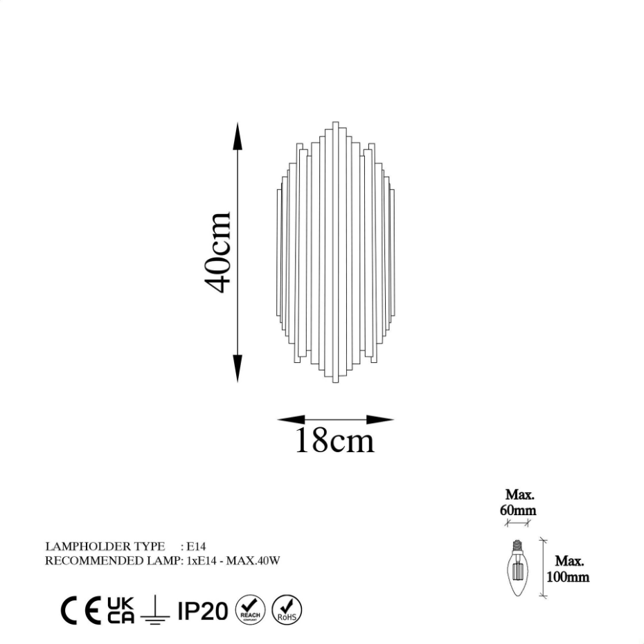 Applique murale design tubes SFAX
