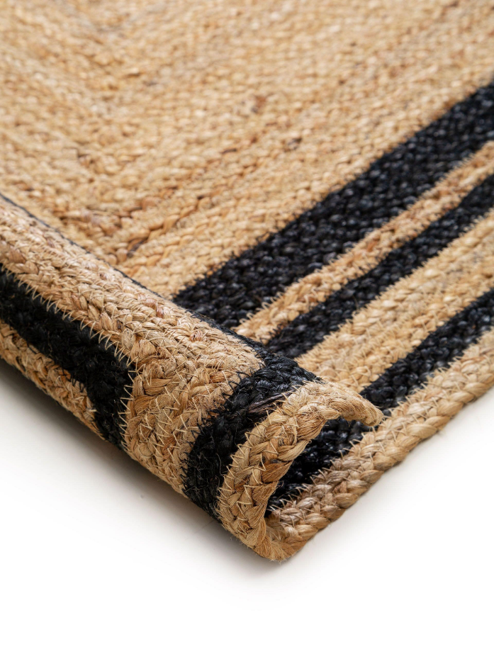 Tapis de jute tissé main JUTTA