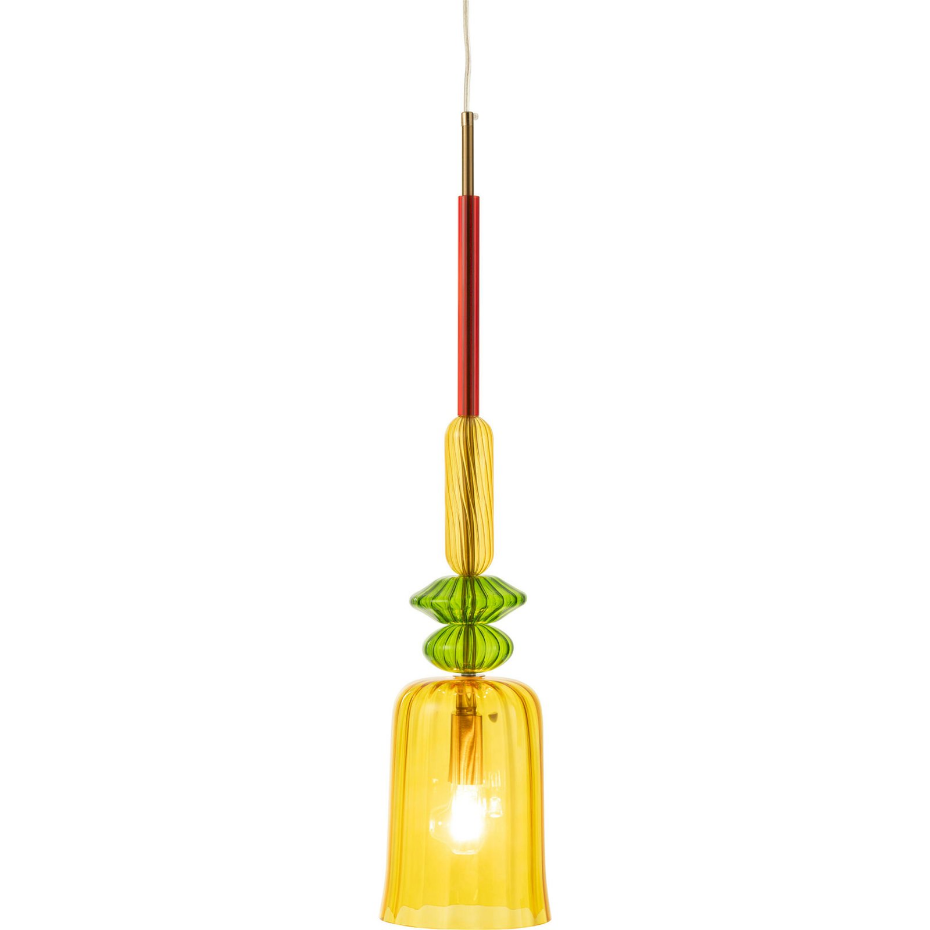 Suspension en verre rectangulaire