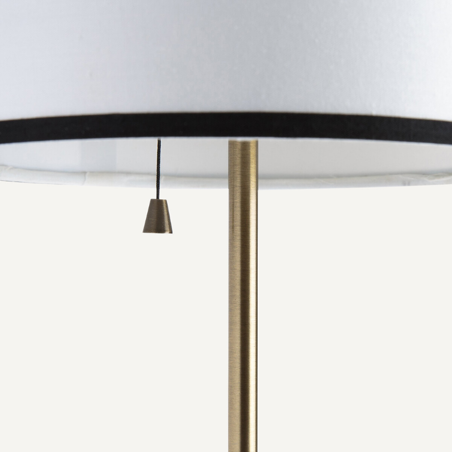 Lampe à poser marbre et métal Sophonie