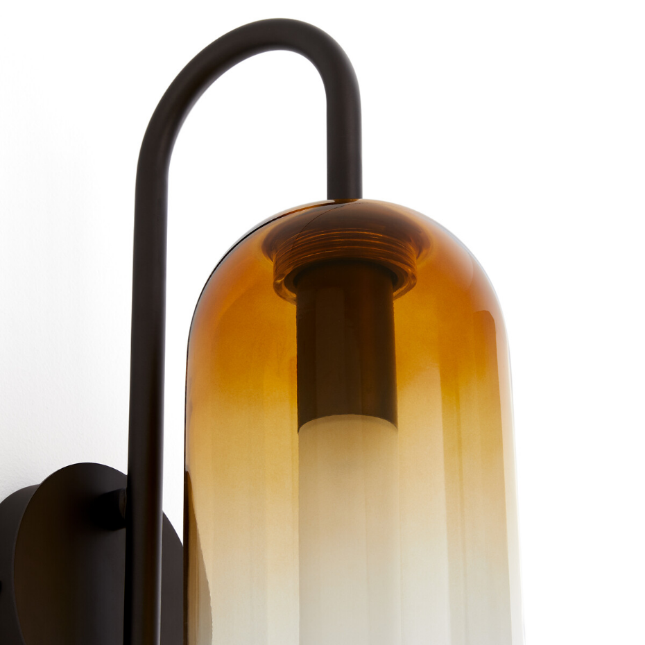 Applique verre ambré, Linterna