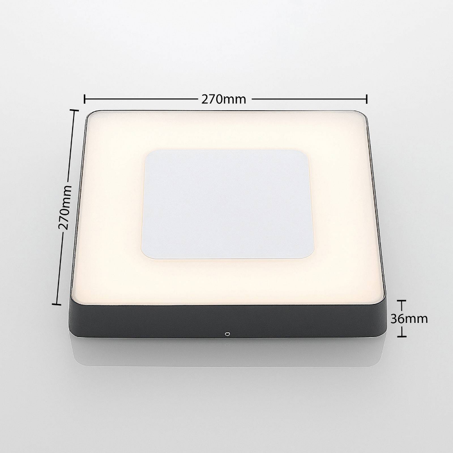 Plafonnier extérieur en aluminium moderneLED
