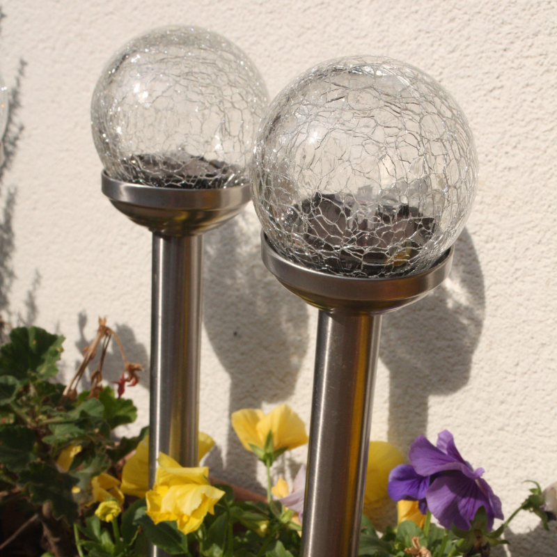 Lot de 5 balises solaire Perle de rosée