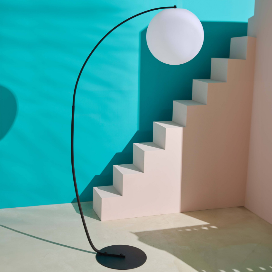 Lampadaire arche ronde 180 cm