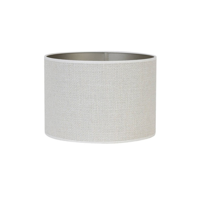 Lampadaire Denise Bronze Abat Jour Cylindre Blanc Crème