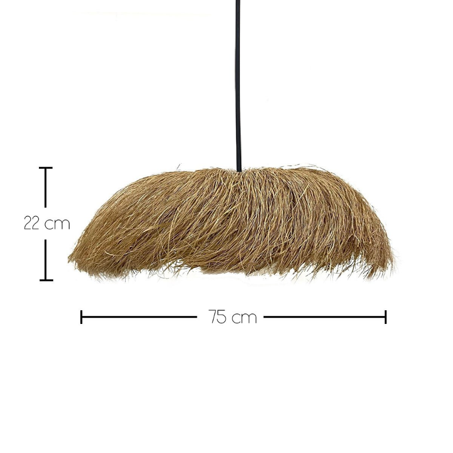 Suspension HAVANA Extérieure Herbe Marine et Jute D75cm