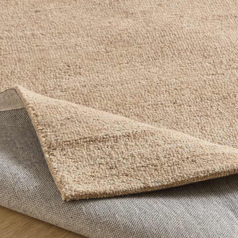 Tapis UNI en laine tufté main dans des couleurs douces