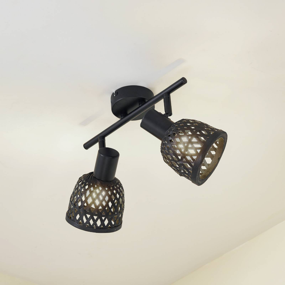 Plafonnier en bambou moderne, Eskil