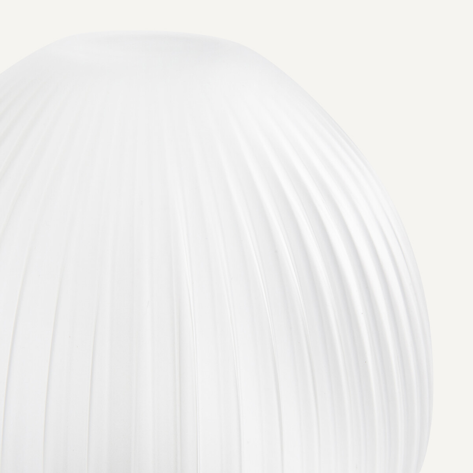 Lampe à poser, verre givré, Chanya