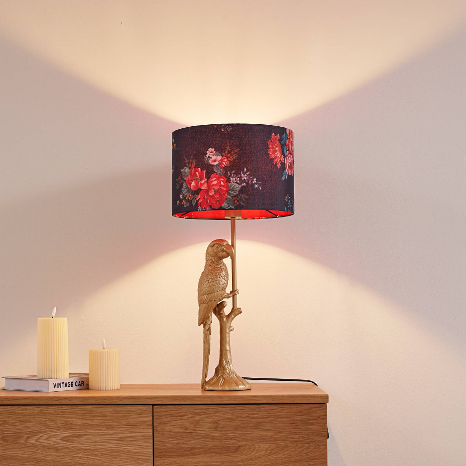 Lampe à poser en textile moderne, Marula
