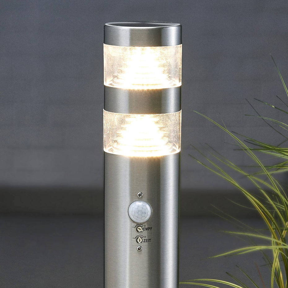 Luminaire extérieur en inox moderneLED