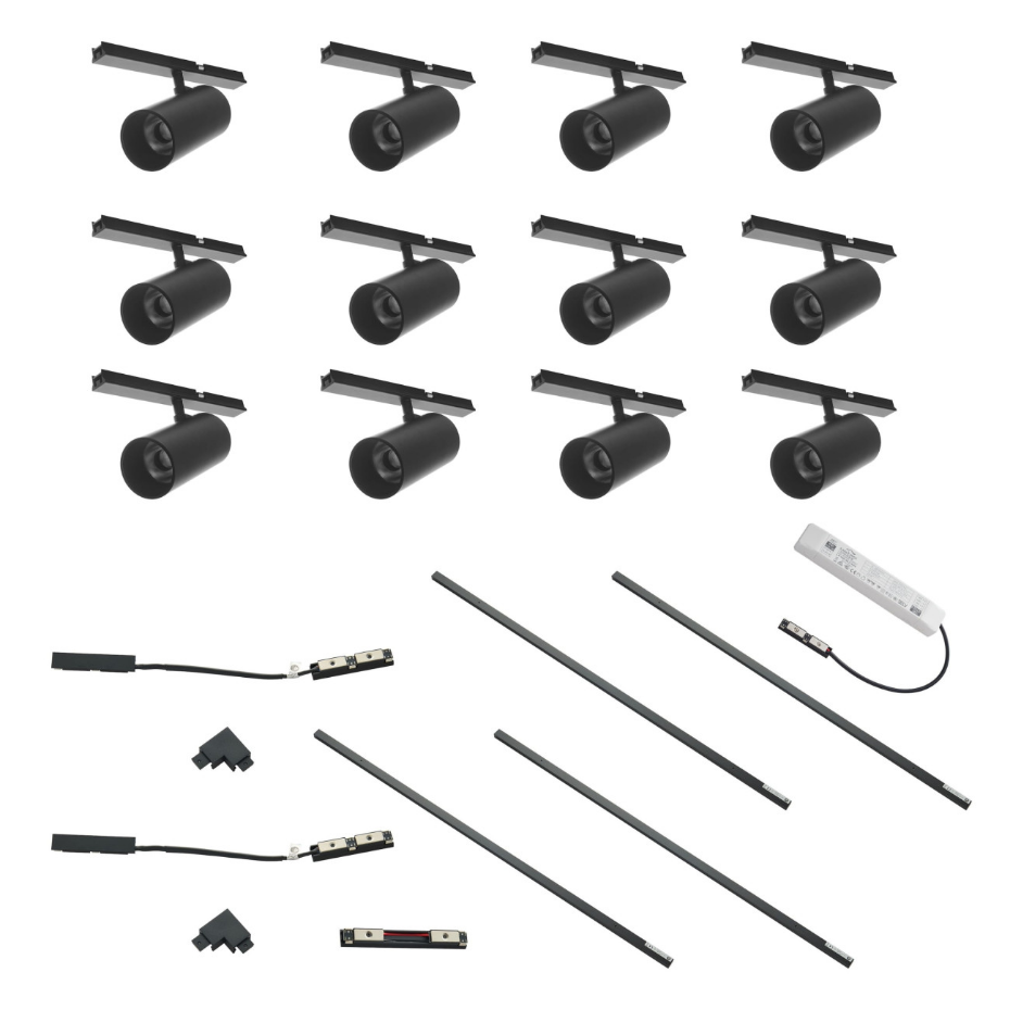 Kit rail magnétique 80W en U - LYNE
