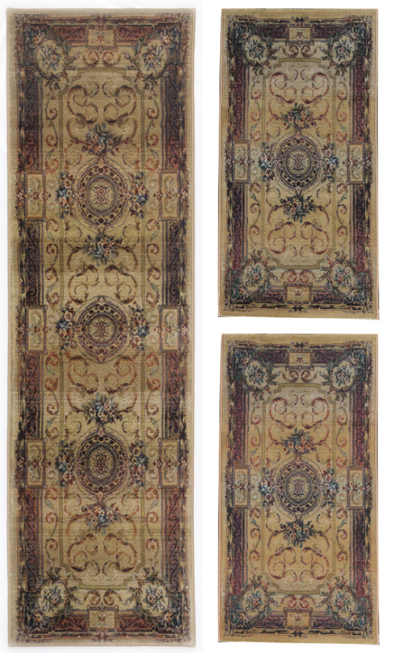 Tapis Gabiro Medaillon, tissé, rond