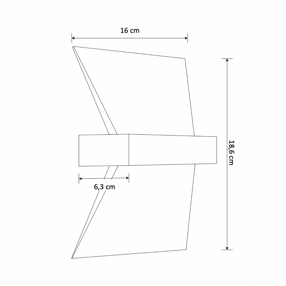 Applique murale LED indirecte - SENJA