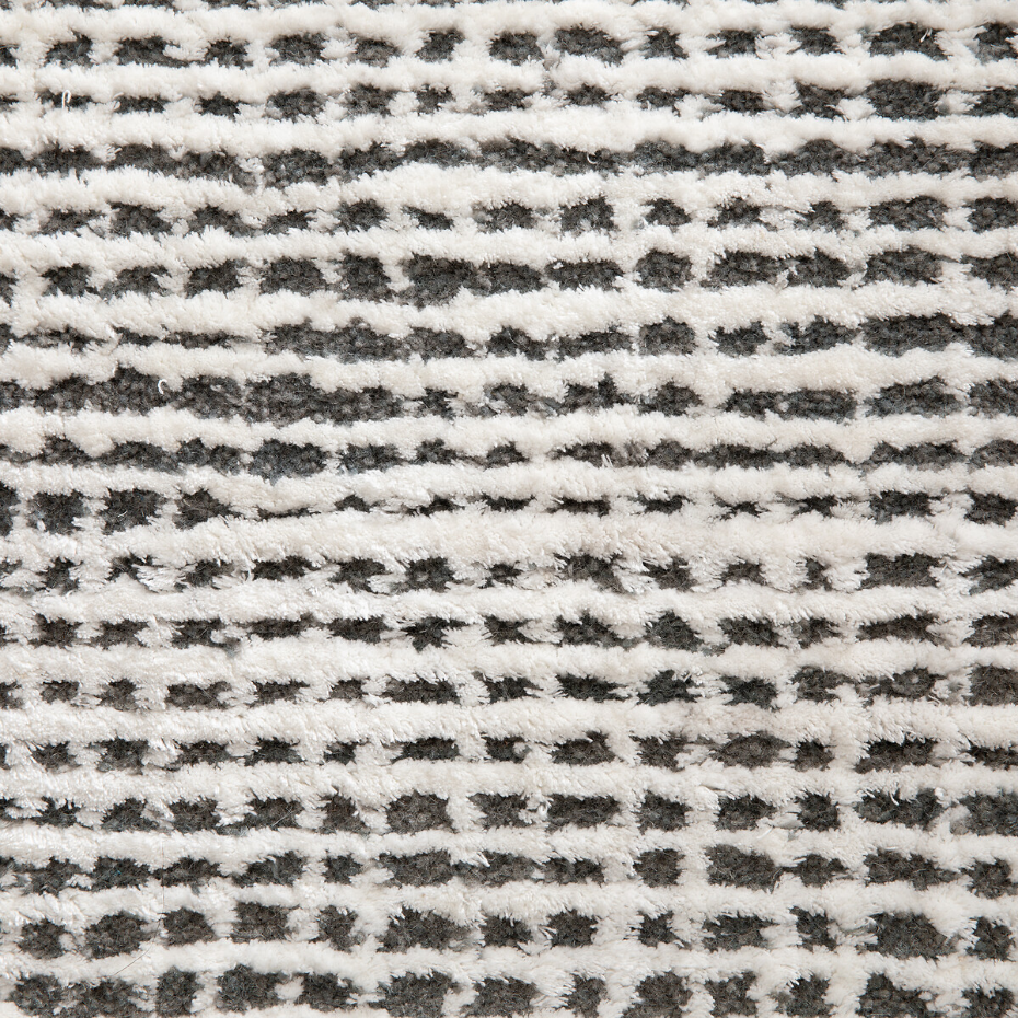 Tapis tufté main, Lyocell® et laine, Net