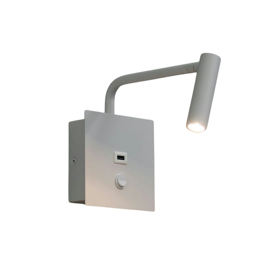 Liseuse murale LED USB intégrée - MIAMI