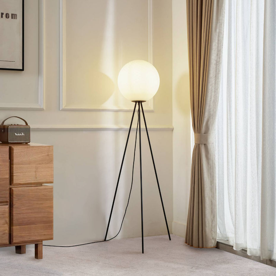Lampadaire en verre moderne, Kestralia