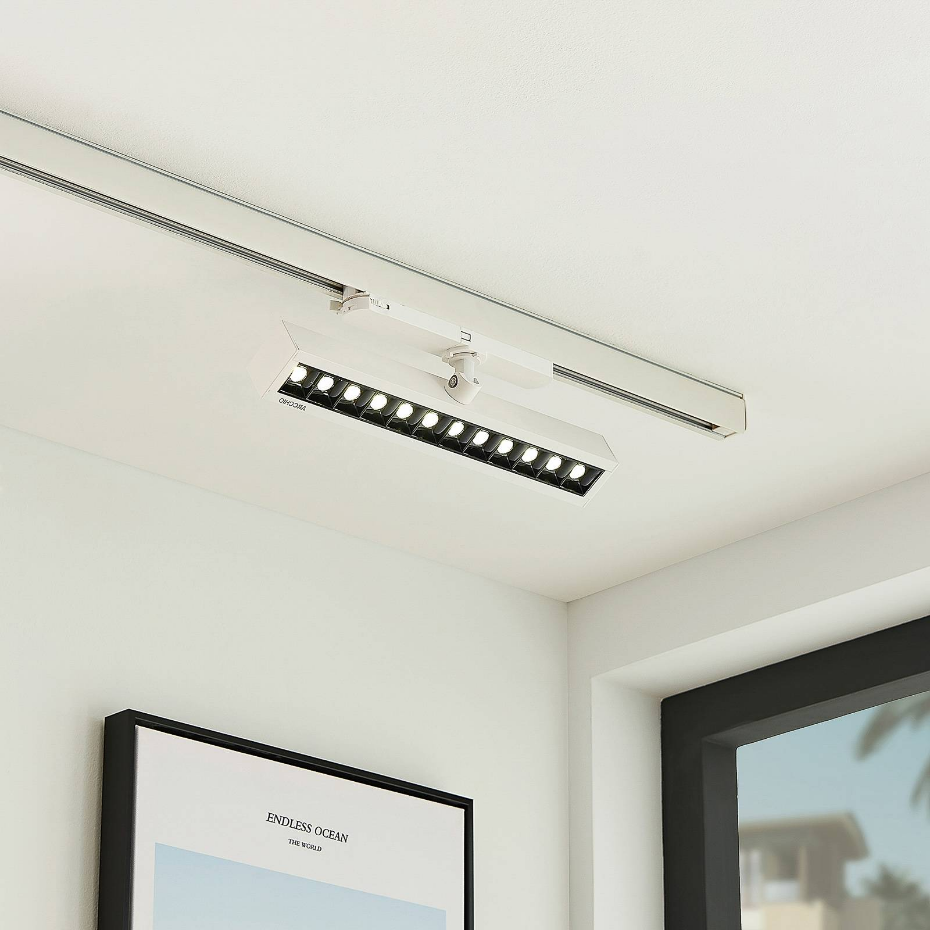 Projecteur pour rail électrique en aluminiumLED