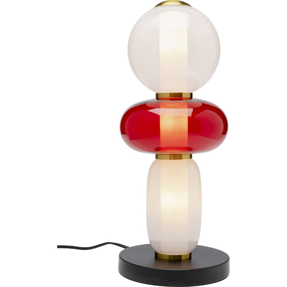 Lampe en verre et en acier, SUGAR