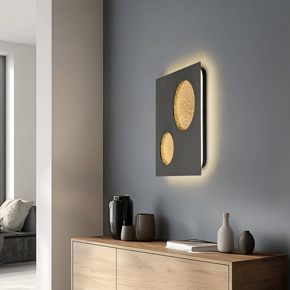 Applique en métal moderneLED, Delin