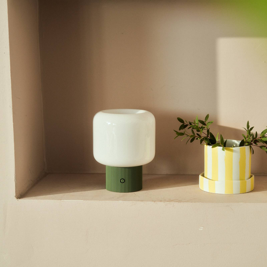 Lampe à poser en verre moderneLED