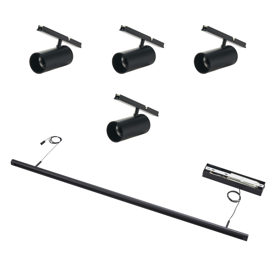 Suspension 4 spots LED aimantés - LYNE