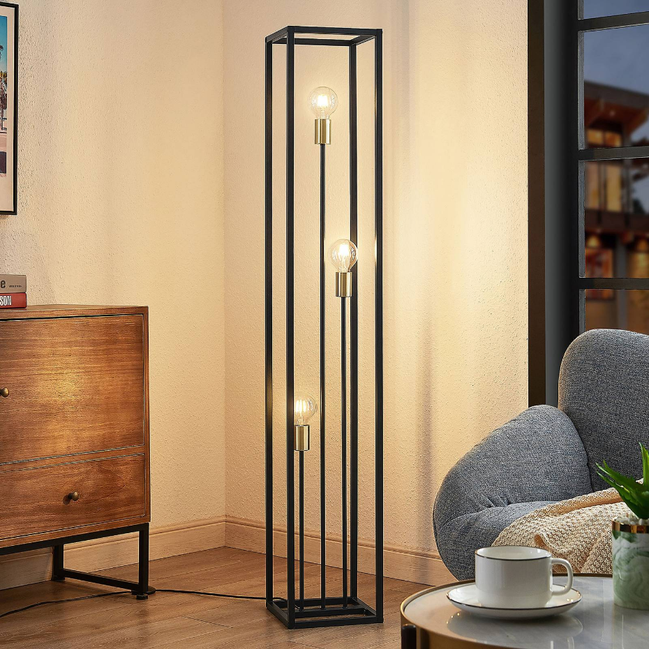 Lampadaire en métal moderne, Tiliane