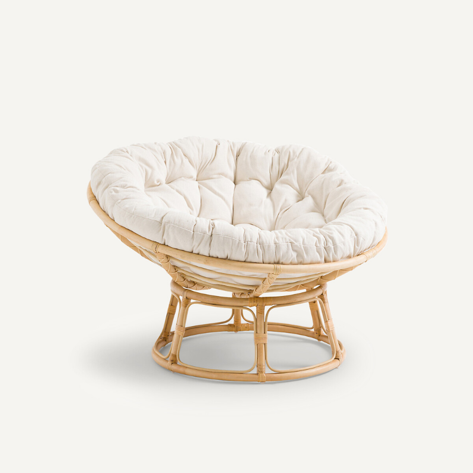 Fauteuil papasan rotin, Aranias
