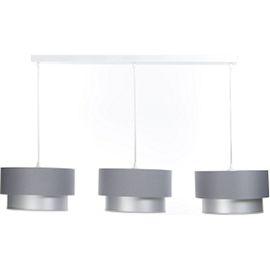 Suspension rectangulaire en PVC effet satiné Duo ellegant