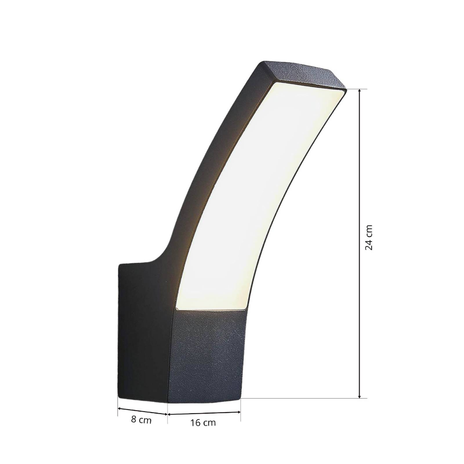 Applique extérieure en aluminium moderneLED