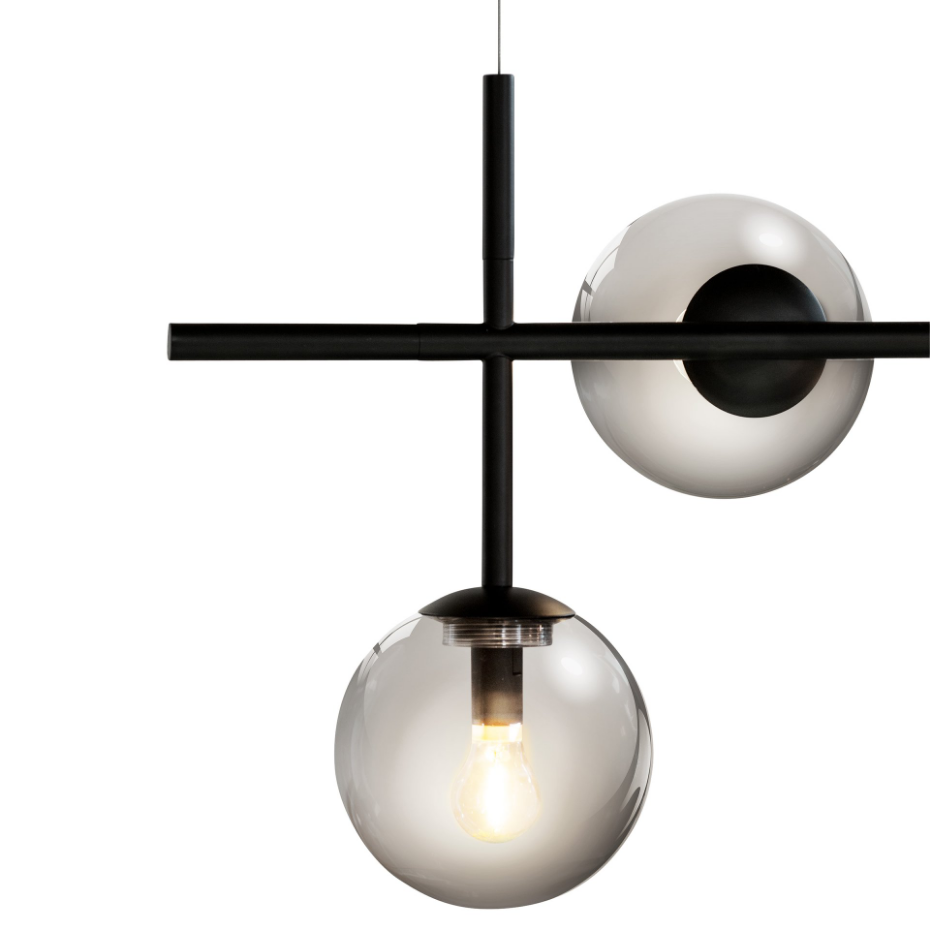Suspension en Verre et Métal COMO