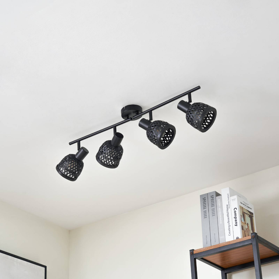 Plafonnier en bambou moderne, Eskil