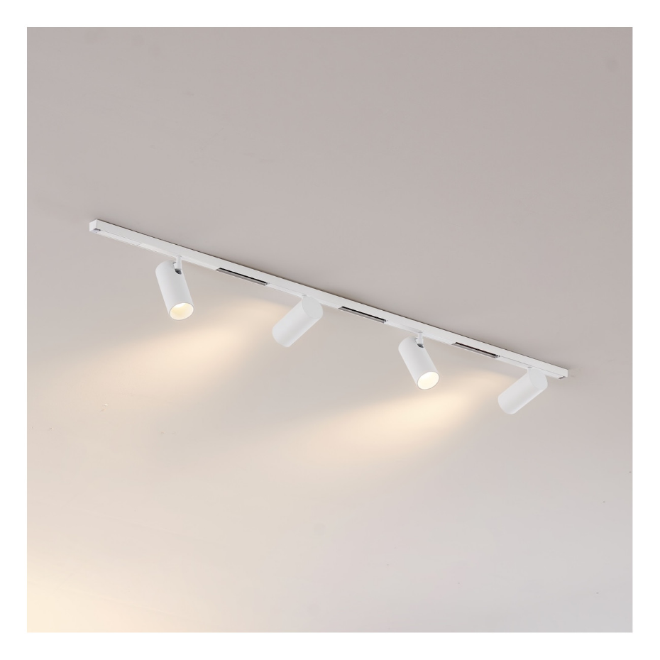 Kit rail 4 spots LED orientables - LYNE