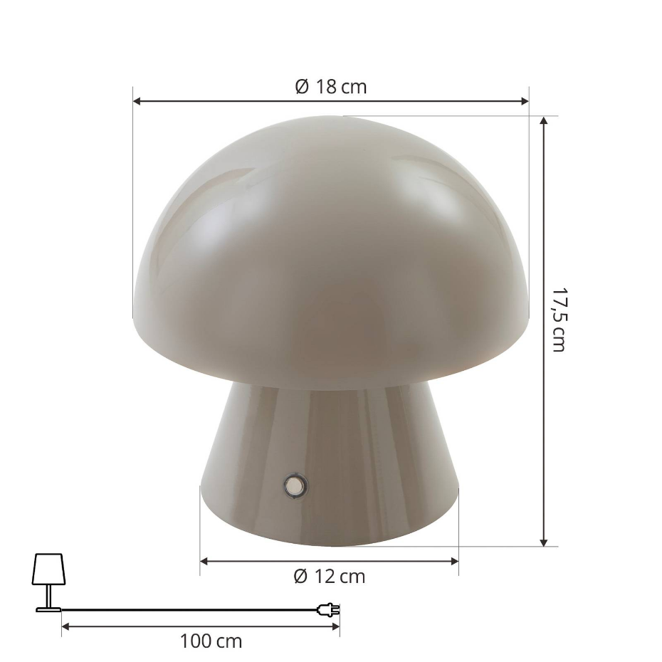 Lampe à poser en métal jeunesLED, Nevijo