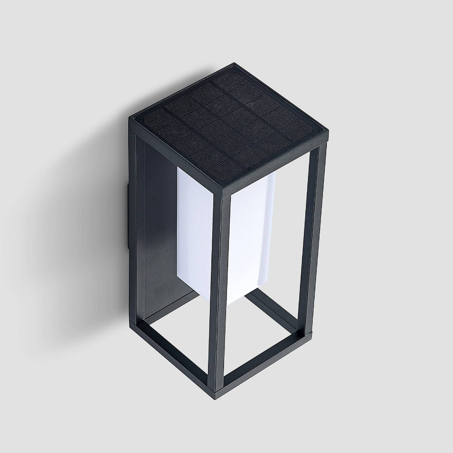Lampe solaire extérieure en aluminiumLED