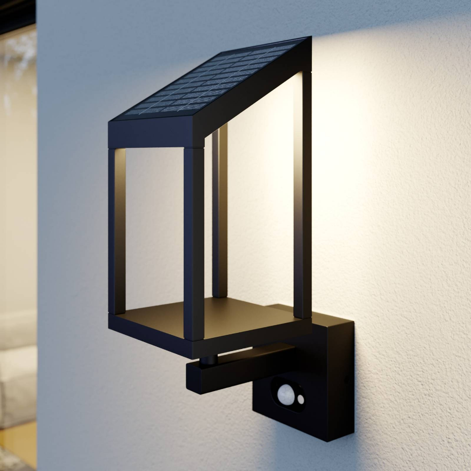 Lampe solaire extérieure en aluminiumLED