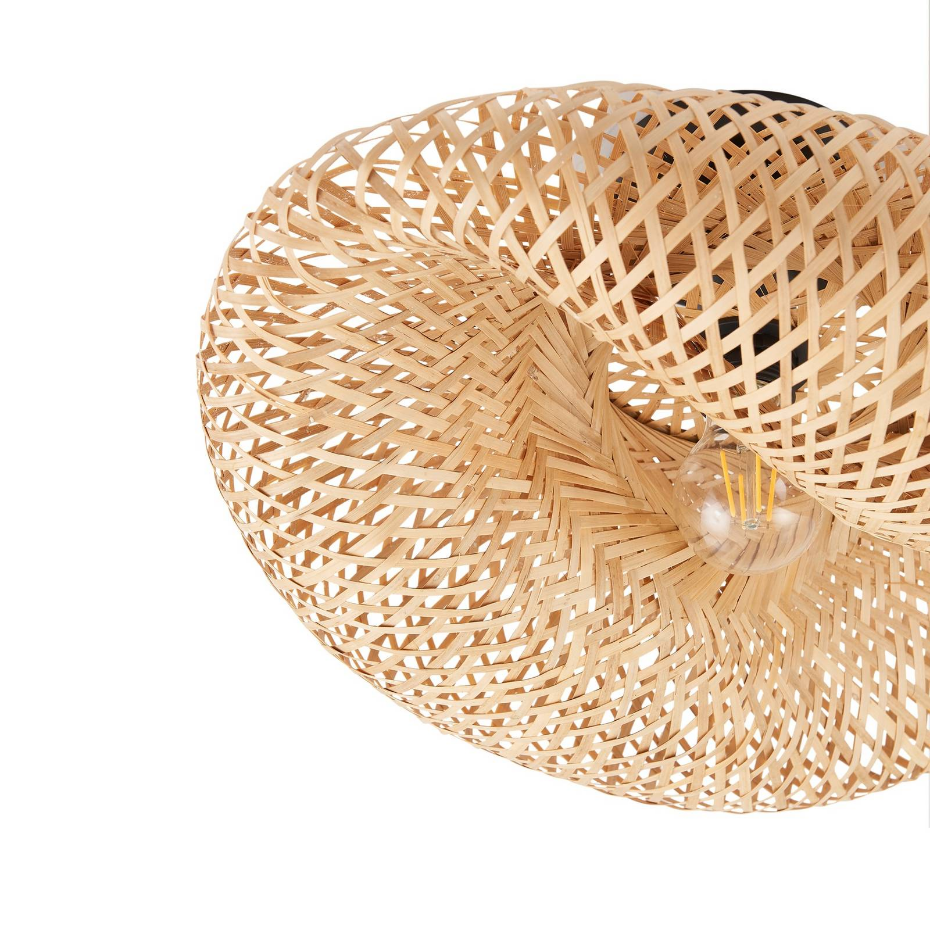 Plafonnier en bois traditionnel, Eleane