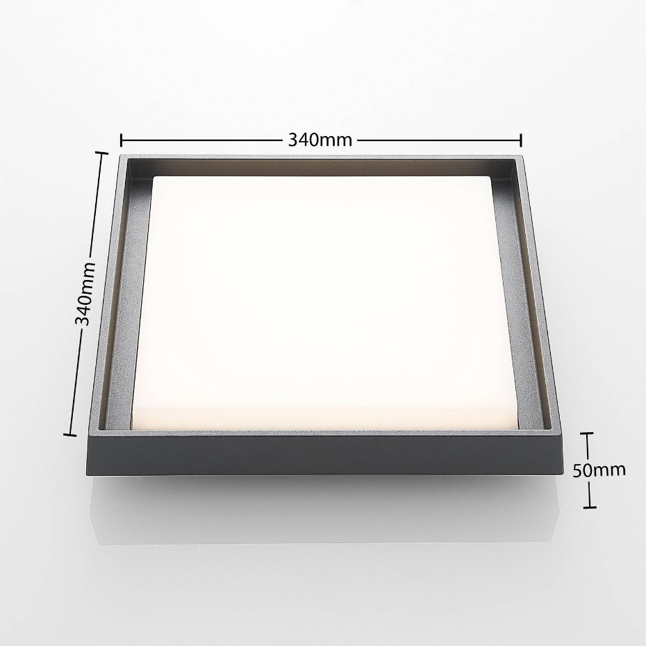 Plafonnier extérieur en aluminium moderneLED