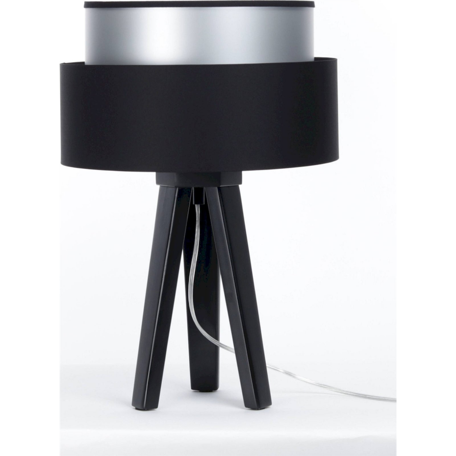 Lampe à poser ronde en PVC abat-jour  Duo ellegant