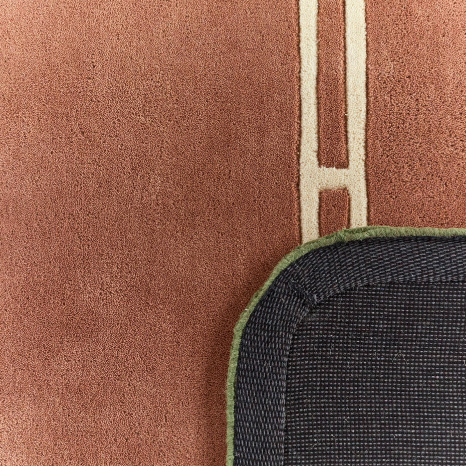 Tapis fait main en laine et coton Pantone