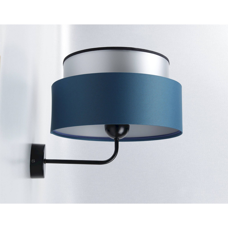 Applique murale ronde en plastique Duo ellegant