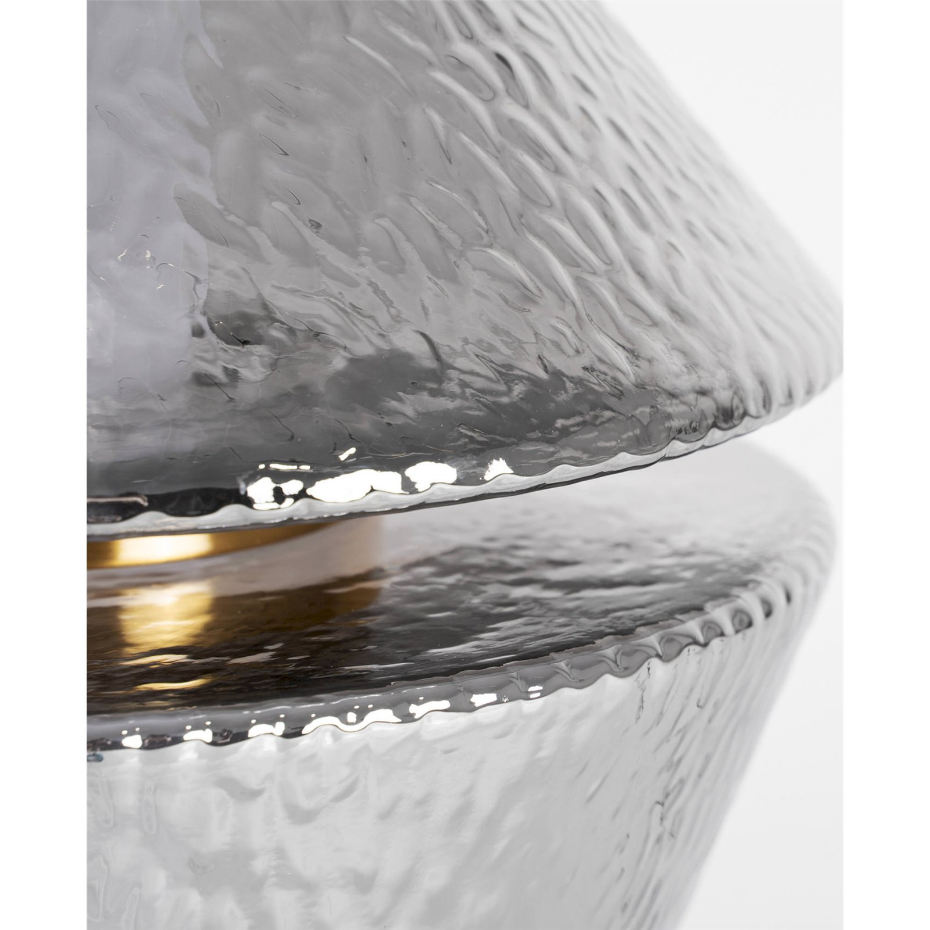 Lampe de salon vintage en cristal translucide
