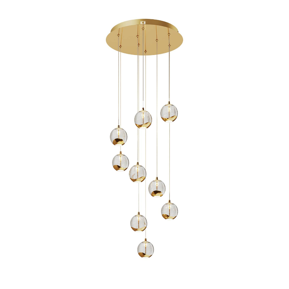 Suspension en verre designLED, Hayley