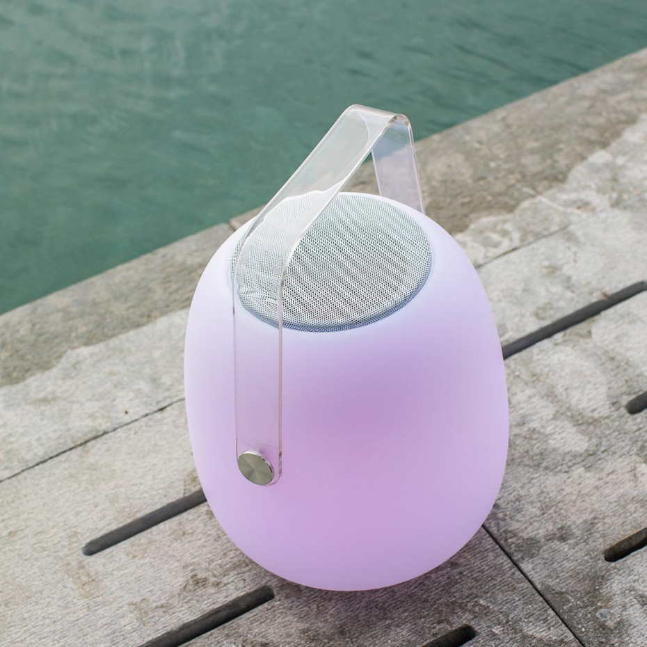 Lampe enceinte bluetooth multicolore SO PLAY H30cm