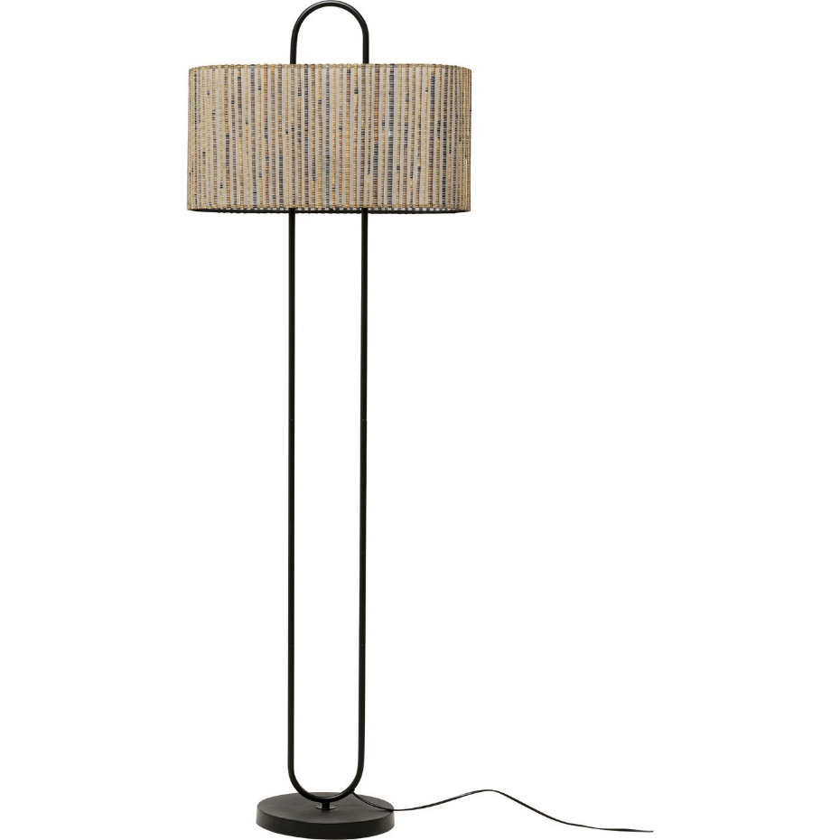 Lampadaire soie/lin et acier, PHILADELPHIA