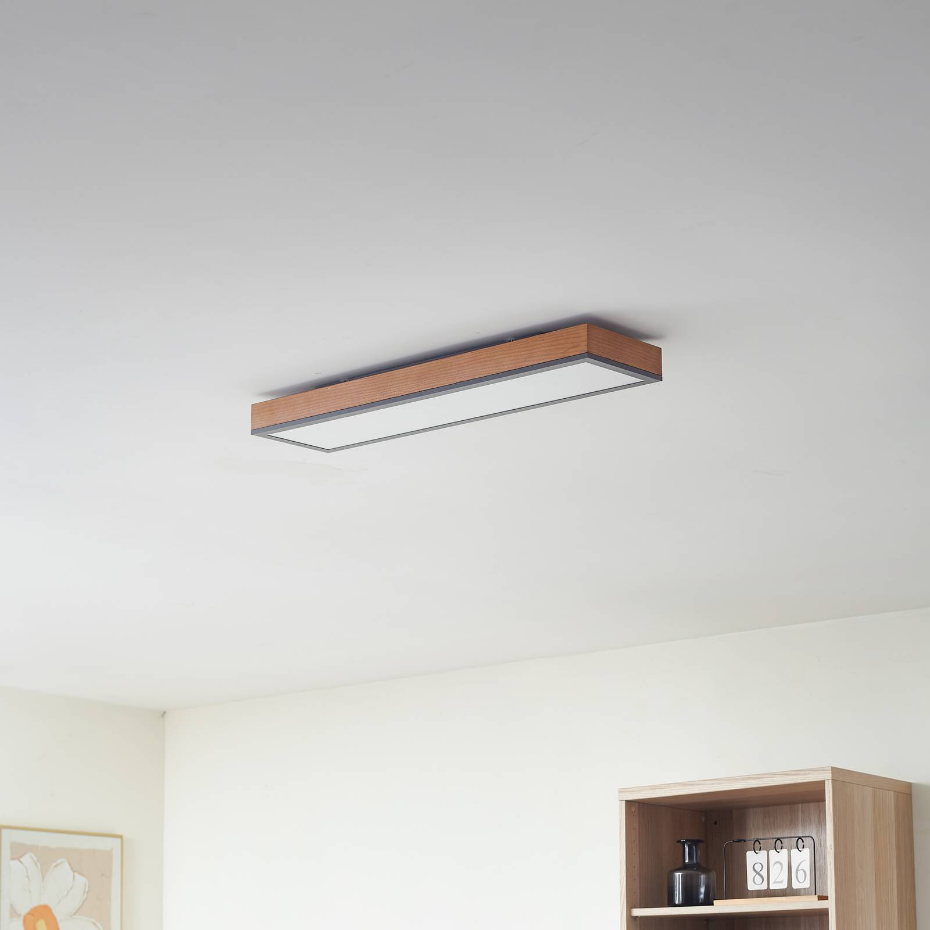 Plafonnier en bois moderneLED, Laviona